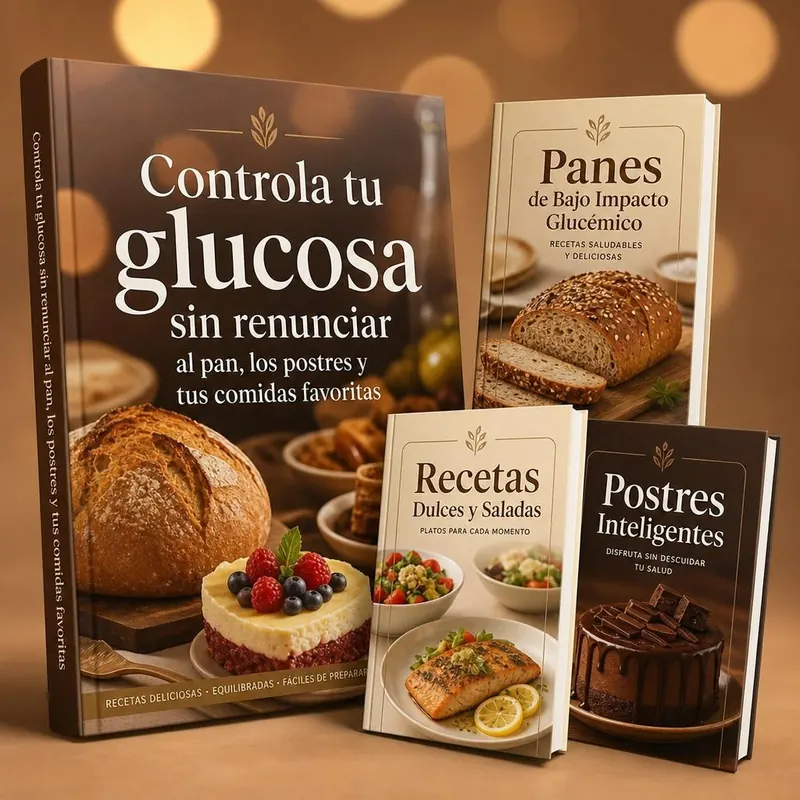 Combo digital de recetas - ebooks Controla tu Glucosa