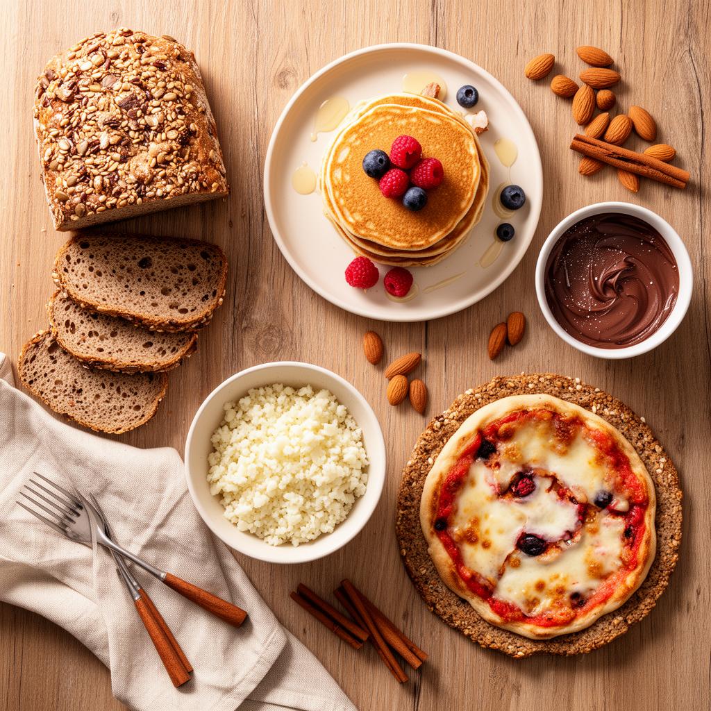 Variedad de recetas saludables