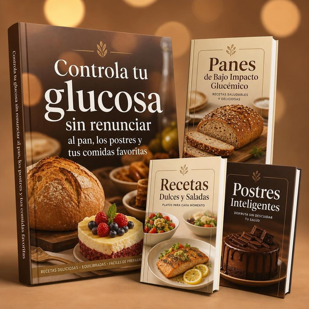 Combo digital de recetas - ebooks Controla tu Glucosa